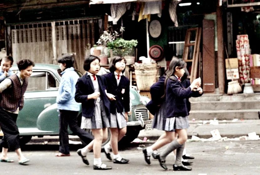 1970年代的香港女学生.