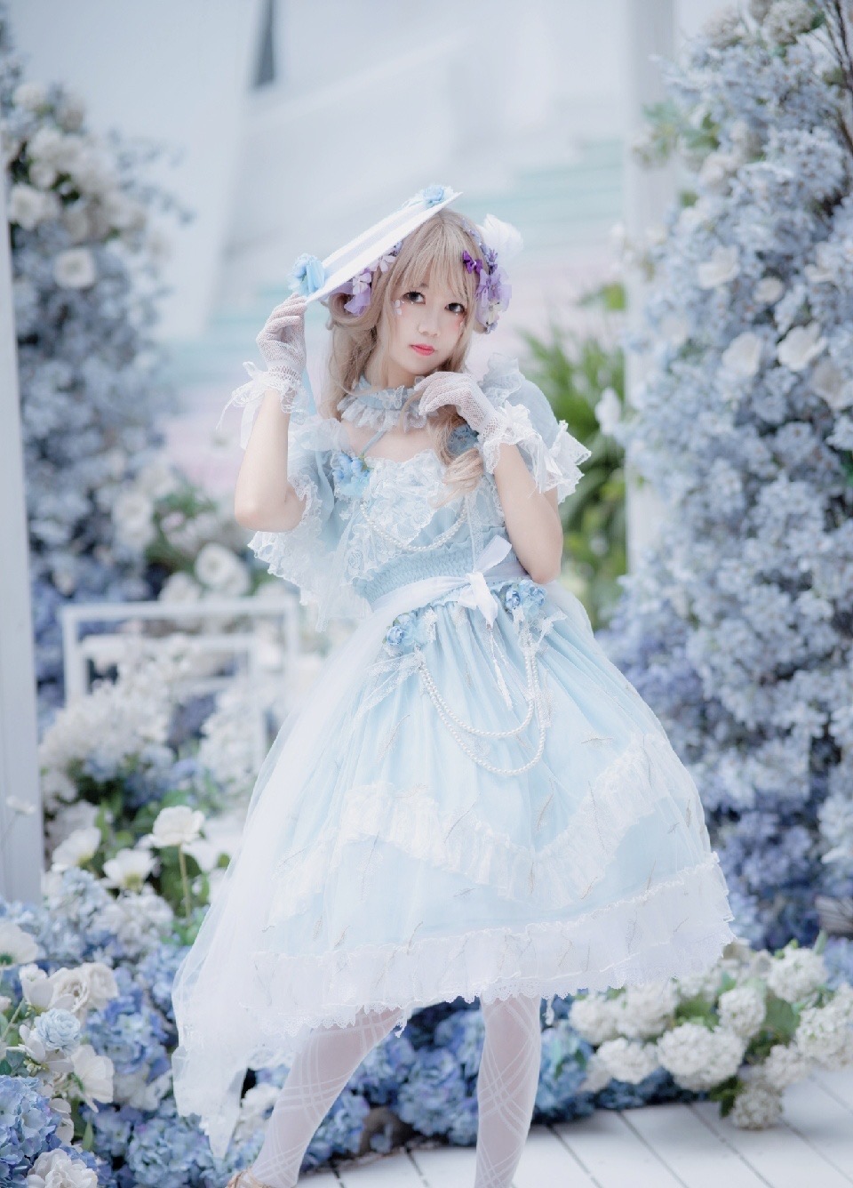 lolita小姐姐·浅蓝色仙女裙,像来自童话一般
