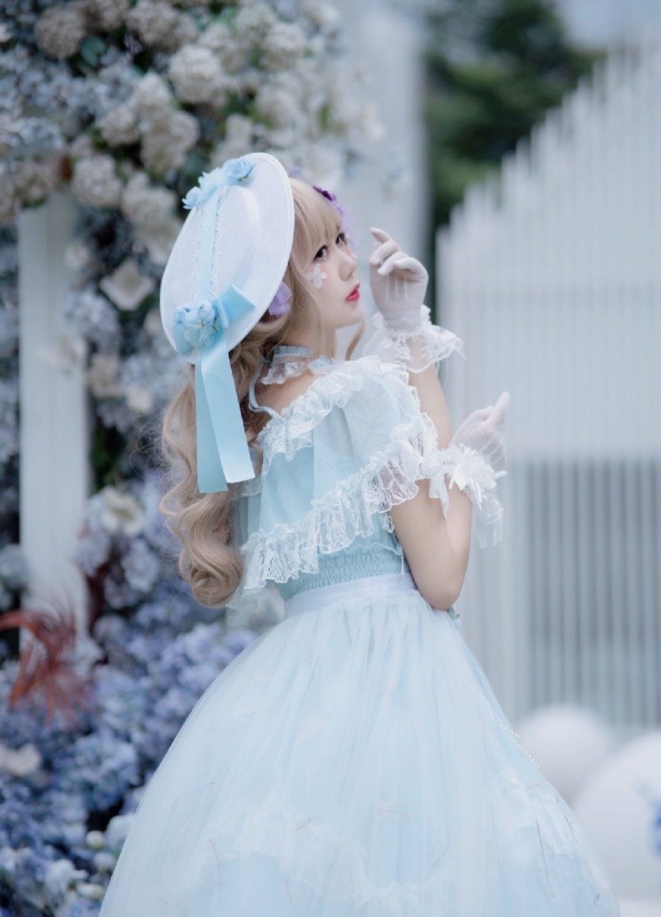 lolita小姐姐·浅蓝色仙女裙,像来自童话一般