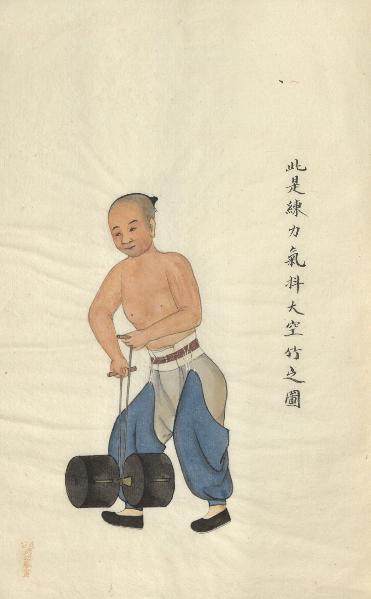 市井人物图,民俗画,市井艺人,生活百态,彩绘