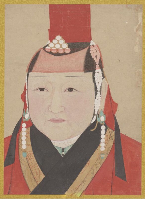 元代,皇后,画像,历史人物,元朝