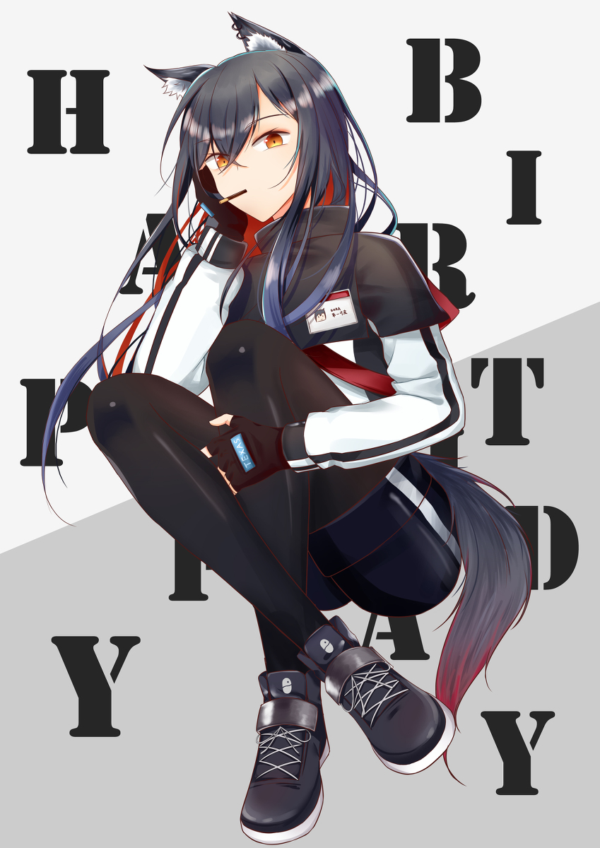 《明日方舟》同人,帅气霜星让人难忘,凯尔希气质优雅更显温柔
