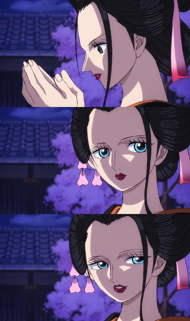 海贼王:和之国篇中的六位美人,小紫艳压群芳,罗宾夺得