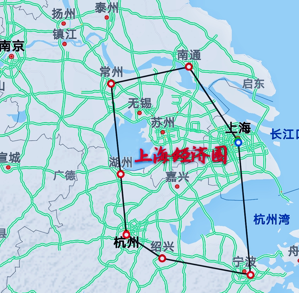 城市群,长三角,区域经济,经济区,上海
