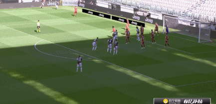 尤文4-1都灵取五连胜,c罗任意球世界波迪巴拉五连杀,布冯里程碑