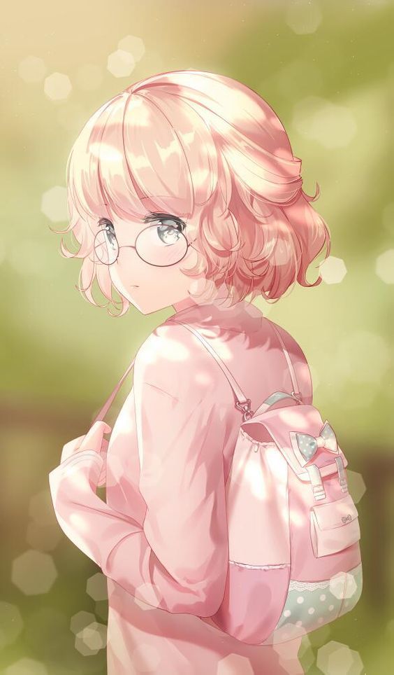 二次元动漫 可爱小女生