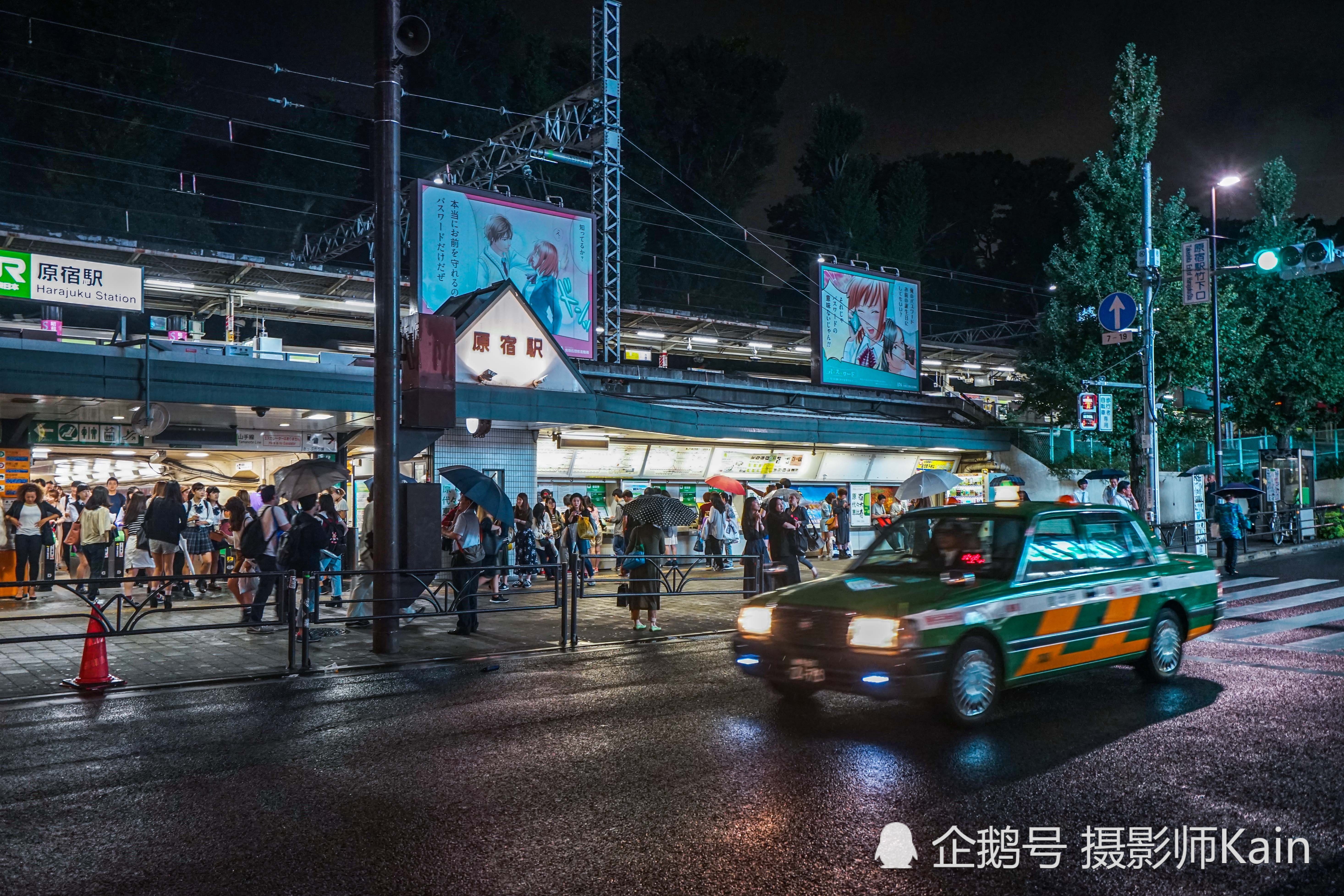 实拍夜幕中的日本东京,游客感慨:原来夜景并非一定要有彩色led