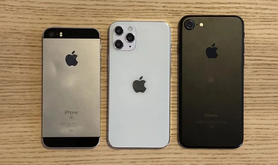 iphone 12对比iphone se和iphone 7