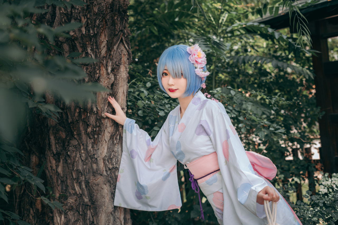 蕾姆cosplay 这一抹微笑由我来守护