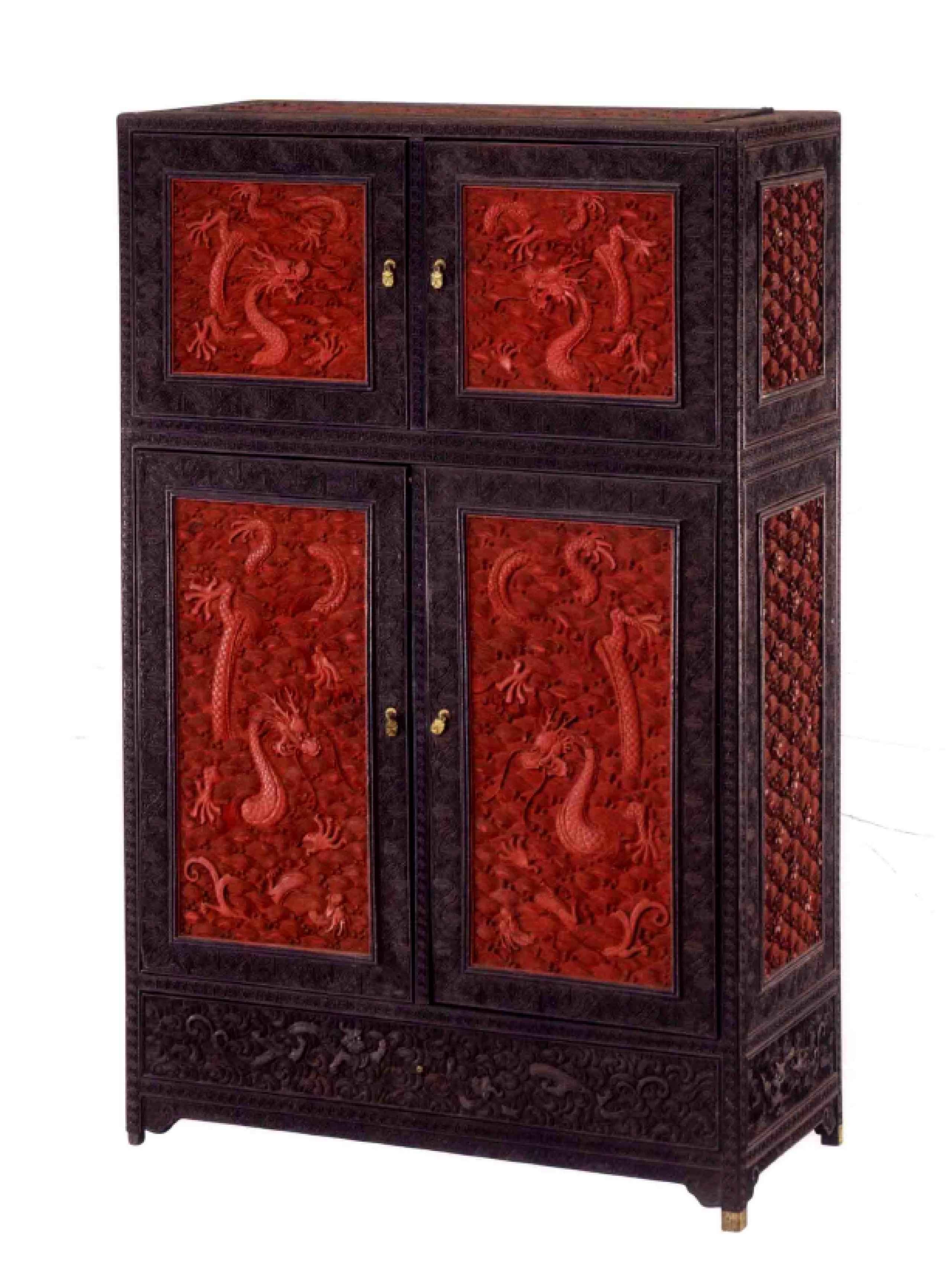 故宫文化经典之雕漆家具,美术馆中的精美藏品,感受奢华皇宫生活