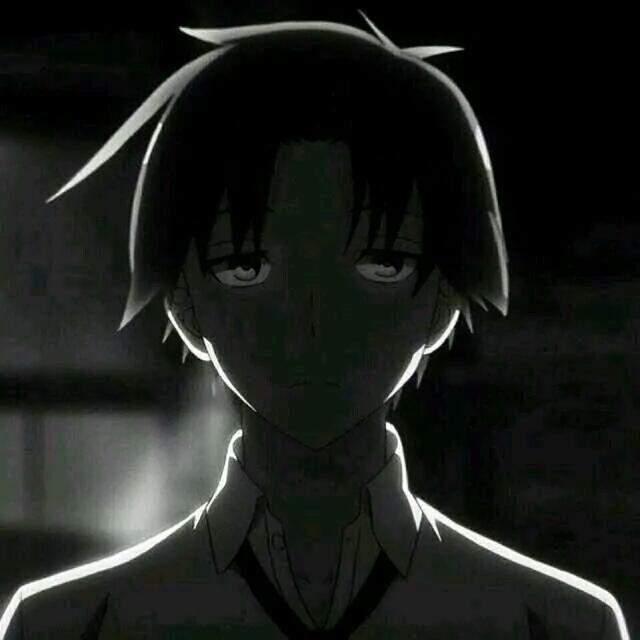 男生动漫头像,高冷,微丧