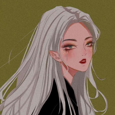 超火·手绘·动漫女生头像:遇见了黄昏,万物都变得温柔动人了