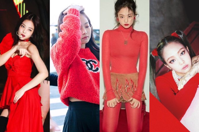 jennie:"我从不穿红色",妮总也无法逃离的真香现场!