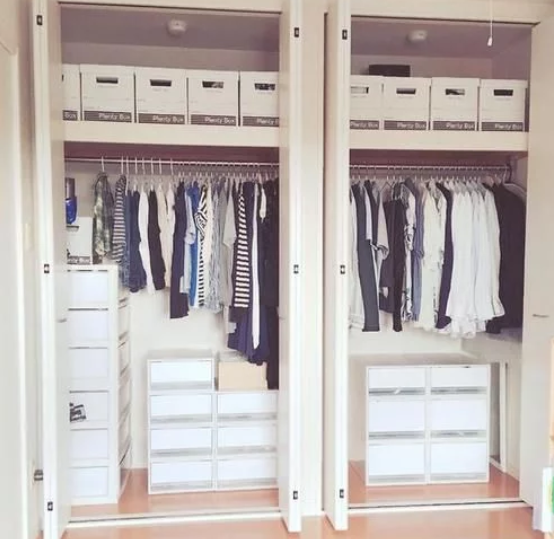 怪不得日本人的家都很干净整洁,看衣柜就明白,拍照回家学着装!