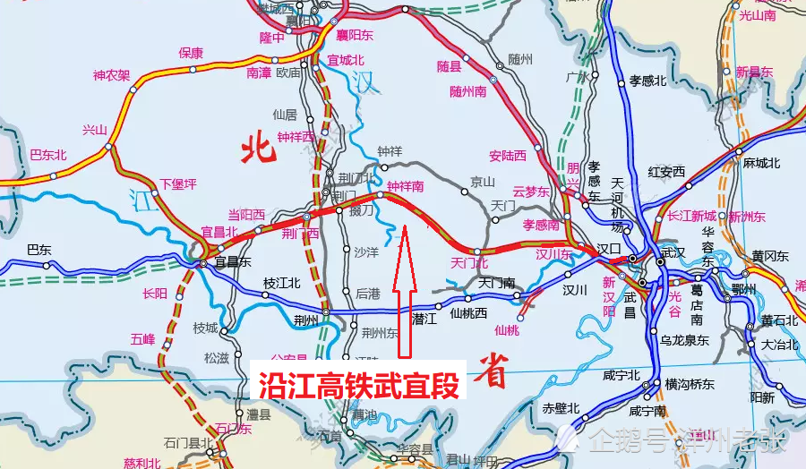 湖北高铁,荆荆高铁,西十高铁,合武高铁,武汉枢纽直通线