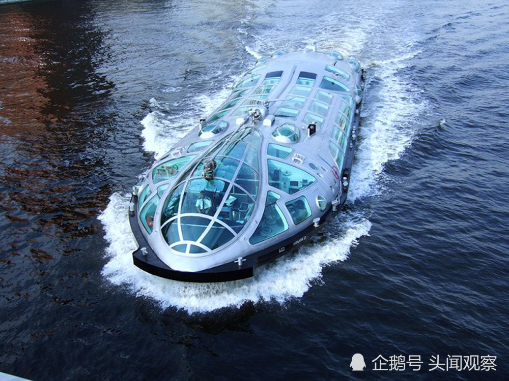 日本科幻外观船舶外形奇特犹如透明潜艇,真实造舰实力