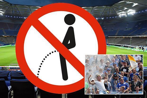 汉堡警告主场球迷:禁止随地小便