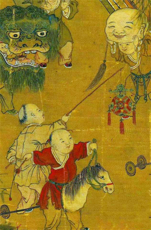 冷枚,百子图,周文王