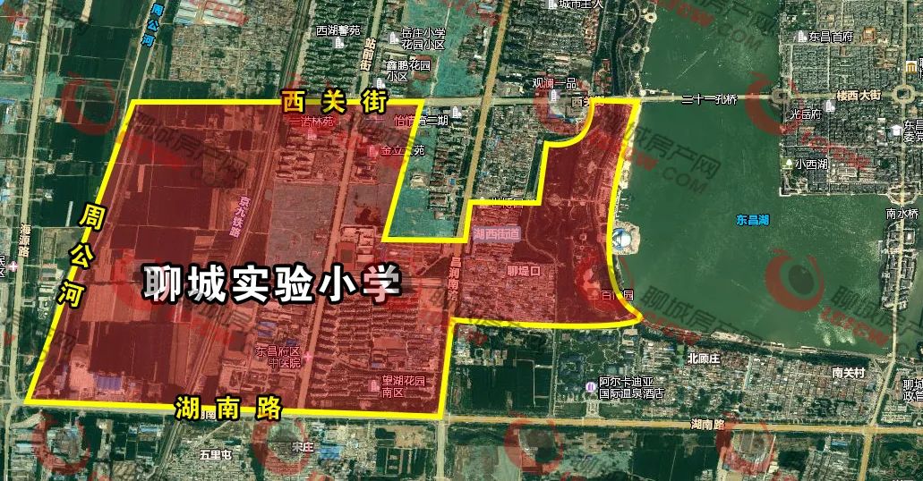 聊城城区2020年中小学招生划片地图版来了,家长们快收藏!