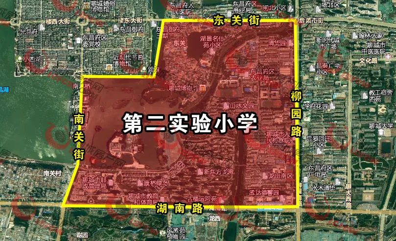 聊城城区2020年中小学招生划片地图版来了,家长们快收藏!