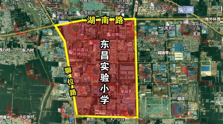 聊城城区2020年中小学招生划片地图版来了,家长们快收藏!