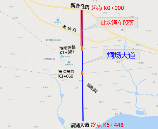 烔炀镇,马路