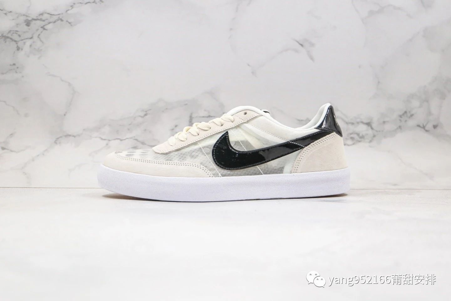 耐克nike killshot ii mesh低帮sb板鞋冰丝网纱白黑