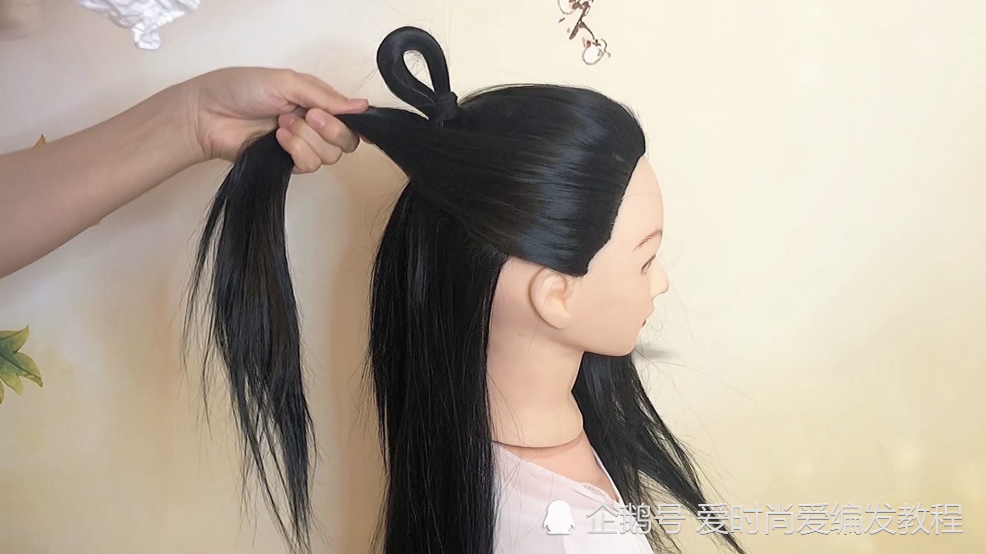 编发,编发教学,陈情令,蓝忘机,古装发型