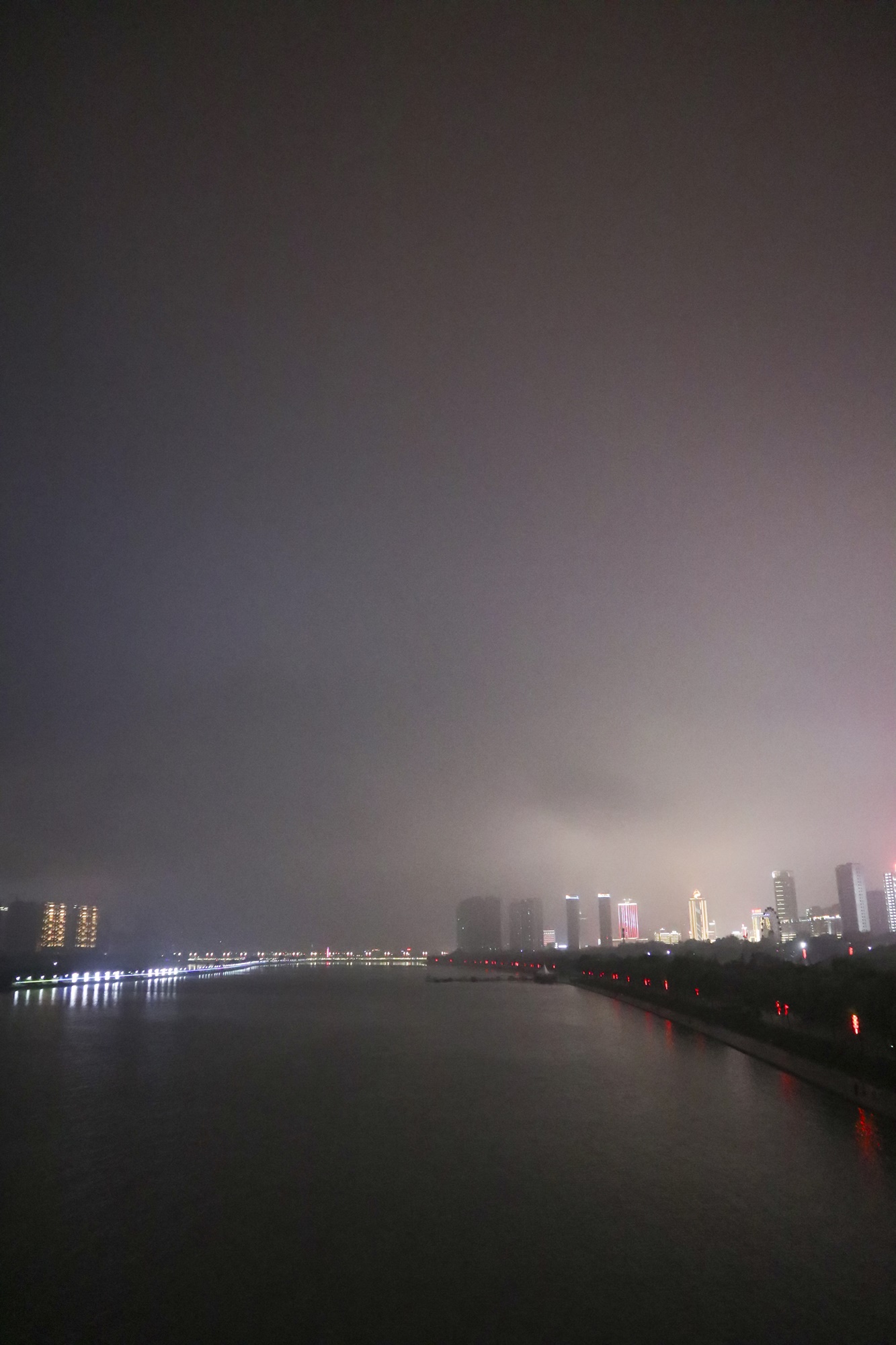 咸阳,夜景,咸阳湖,城市,美景