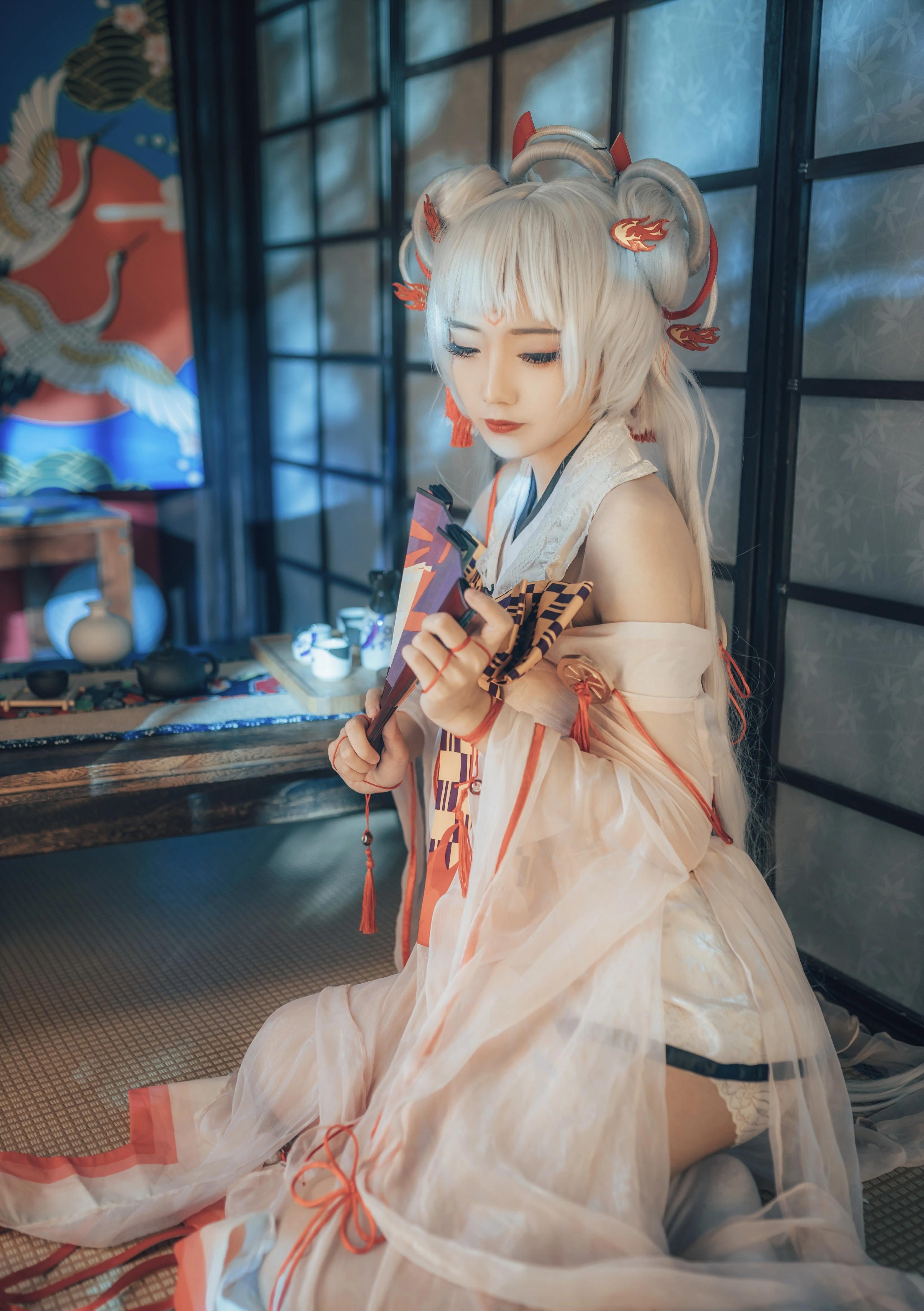 cosplay:《阴阳师》不知火@一包青柠薯片