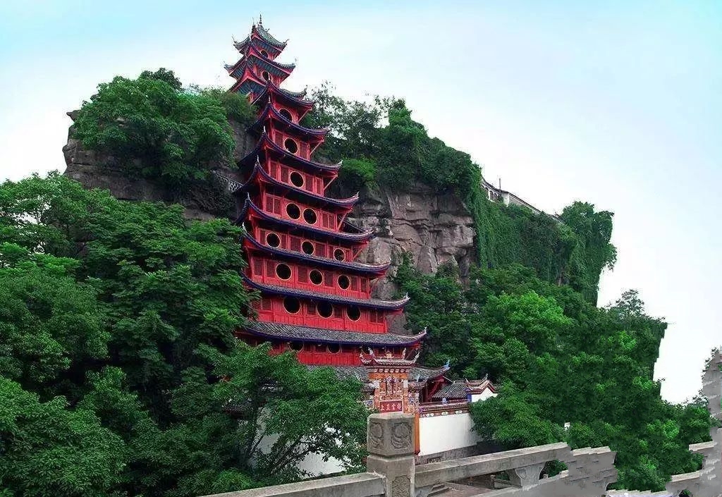 旅游景点,重庆,古建筑,景区,石宝寨