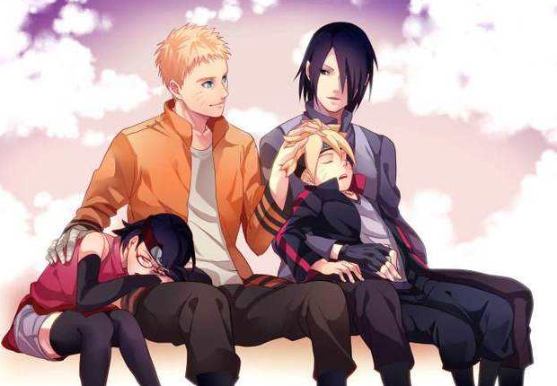 火影忍者,漩涡鸣人,宇智波佐助,q版,羁绊