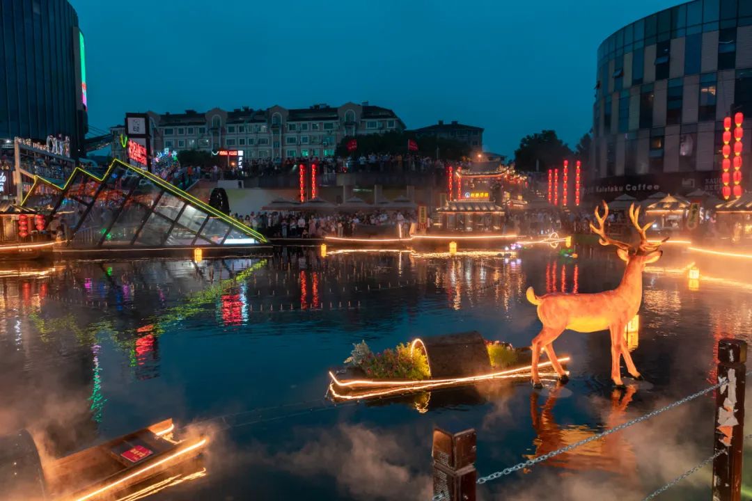 伙伴们的广泛关注, 大家参与热情高涨, "夜昆山水上夜市"项目现场火爆