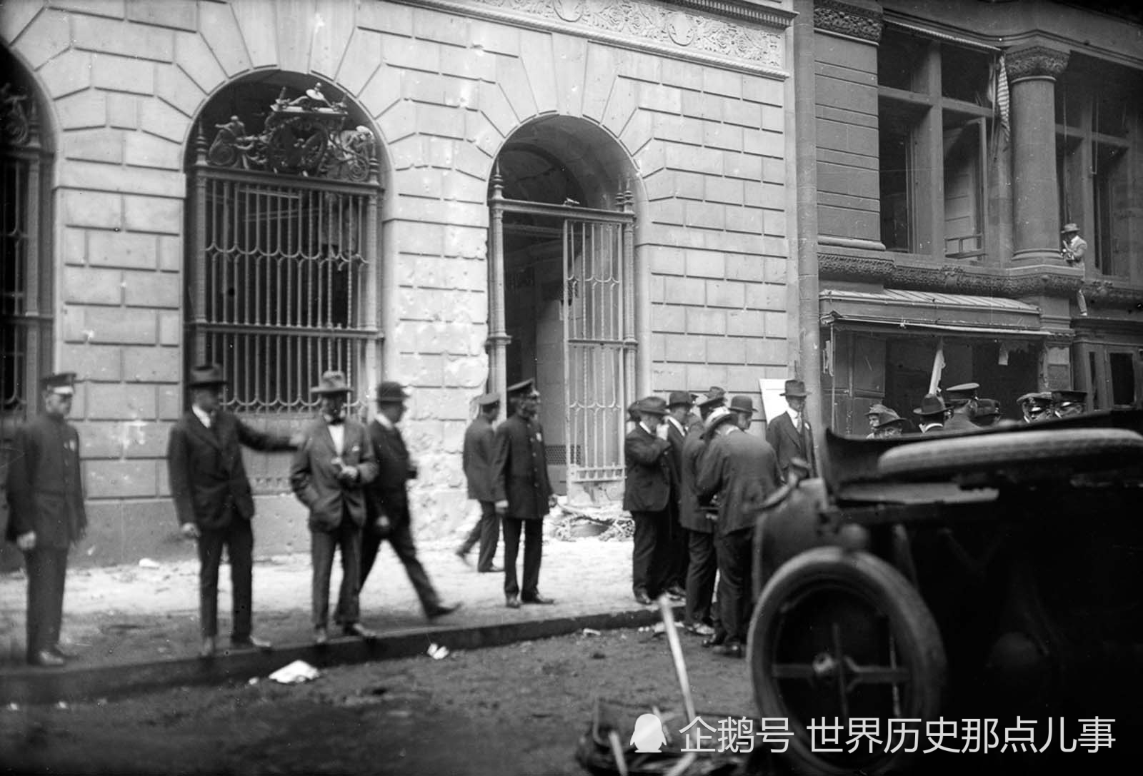 10张真实老照片:带你穿越到1920年,见证当时美国最致命恐怖袭击