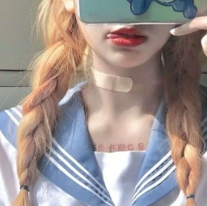 超火·甜丧·女生头像:解不开的心结,就把它系成蝴蝶结吧