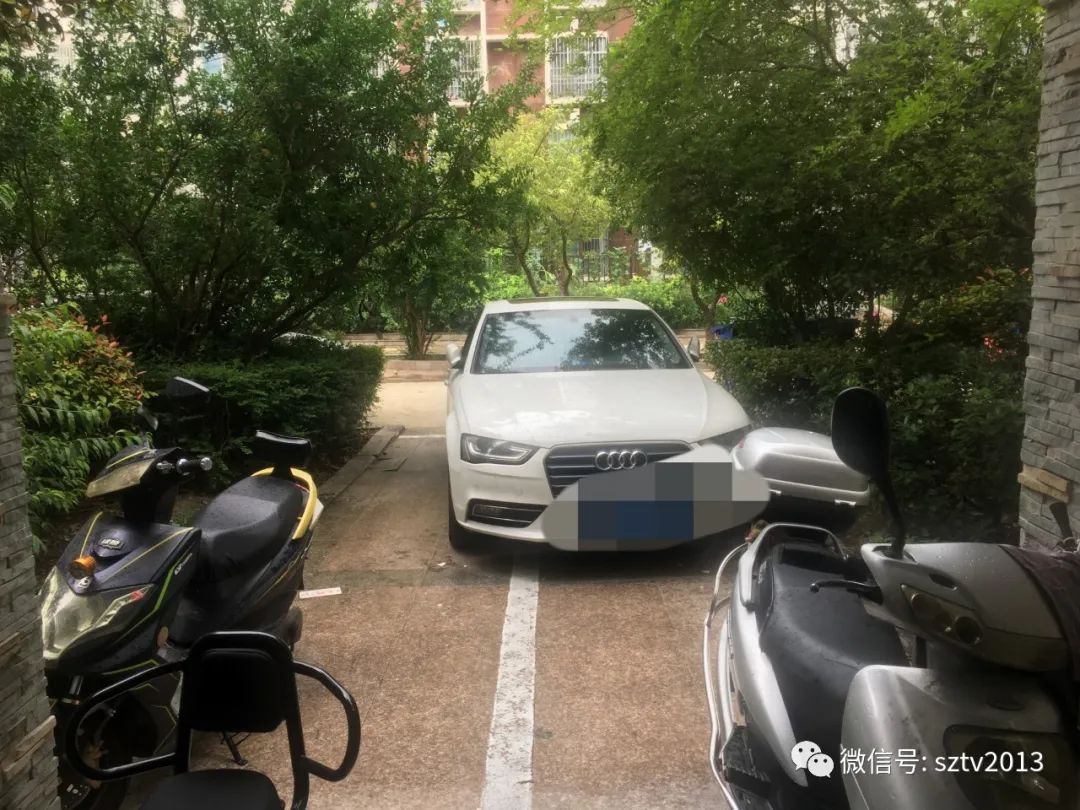 宿城某小区乱停车现象依然存在,你遇到过吗?