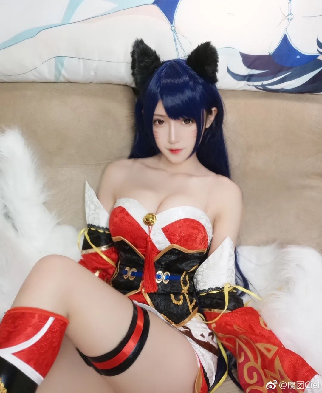 腐团儿#fgo#黑呆 跟我与一宝贝 腐团儿 cosplay 写真