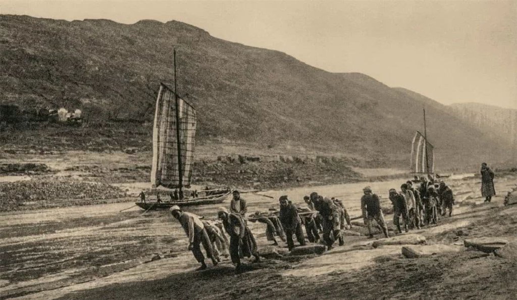 1920年代,长江三峡风景,历史老照片