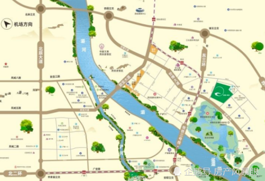 摇号,浐灞,西安,两厅两卫,园林,户型