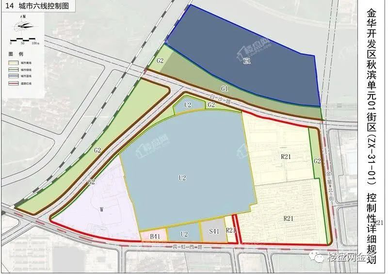 总用地面积83.65公顷!秋滨单元01街区控制性详细规划公示