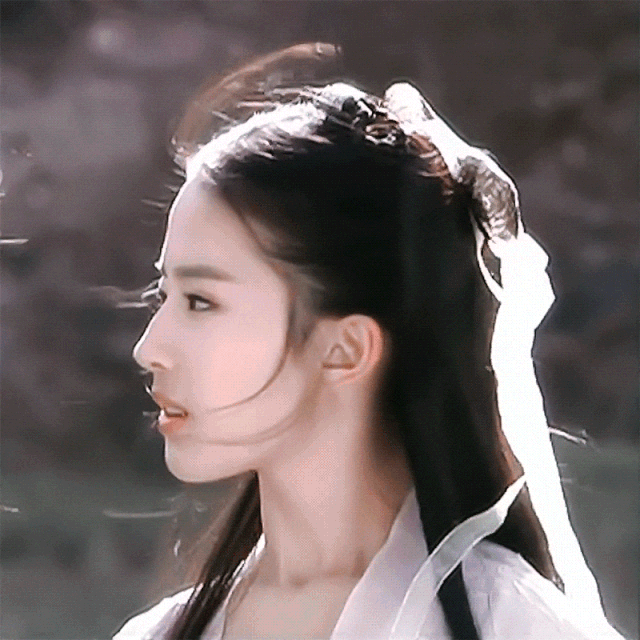 古装白裙刘亦菲,仙女下凡啊!