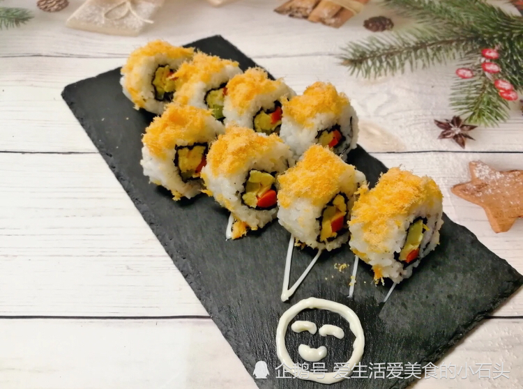 教你在家做肉松寿司,一口一个停不下来,味道超赞