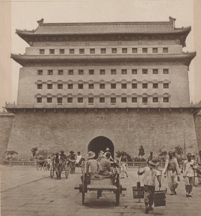 北京城,老照片,历史旧影,永定门,正阳门