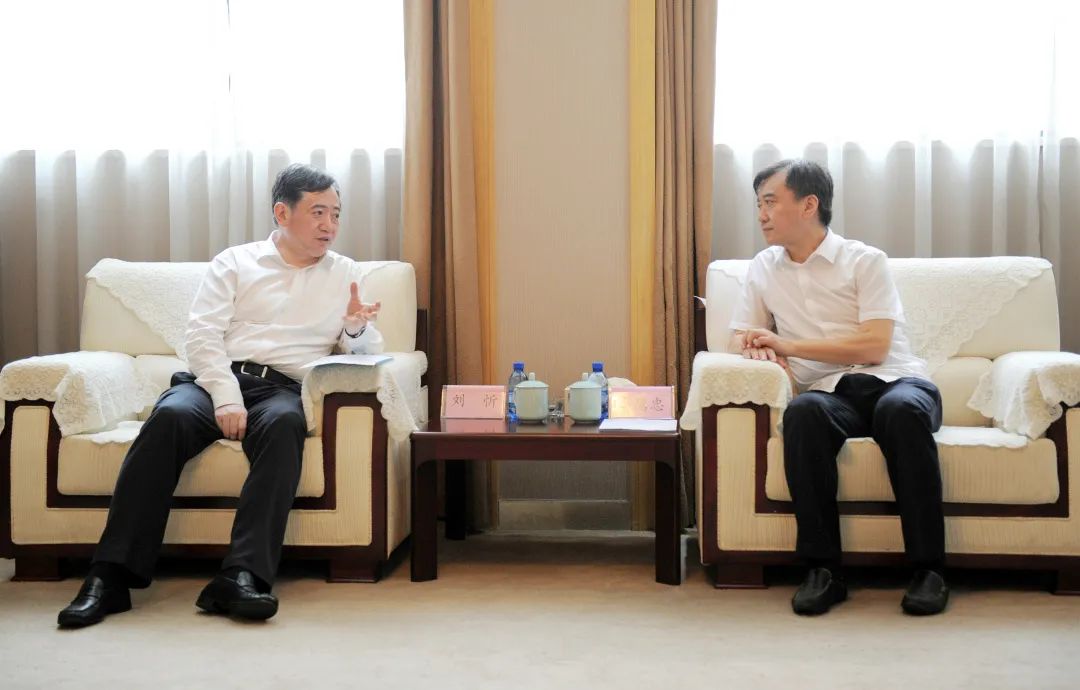 杭州市长刘忻一行来省科技厅走访