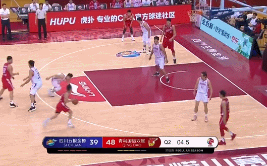 cba-青岛大胜四川结束两连败 刘传兴19 10景菡一空砍22 13