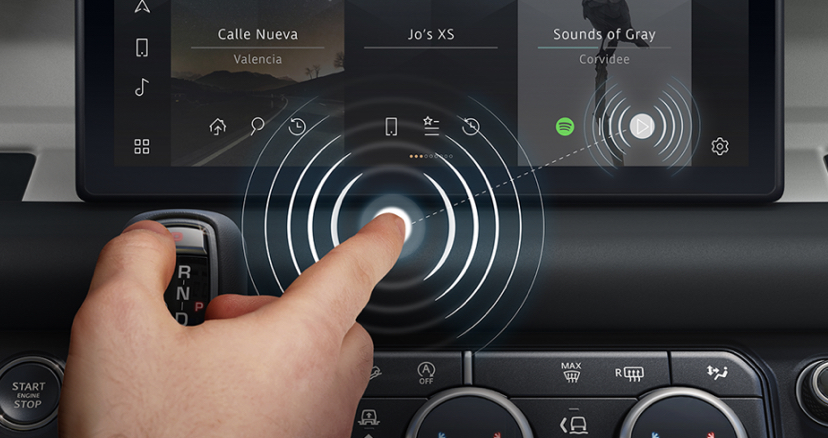 捷豹路虎开发了一款无需触摸的汽车触摸屏系统