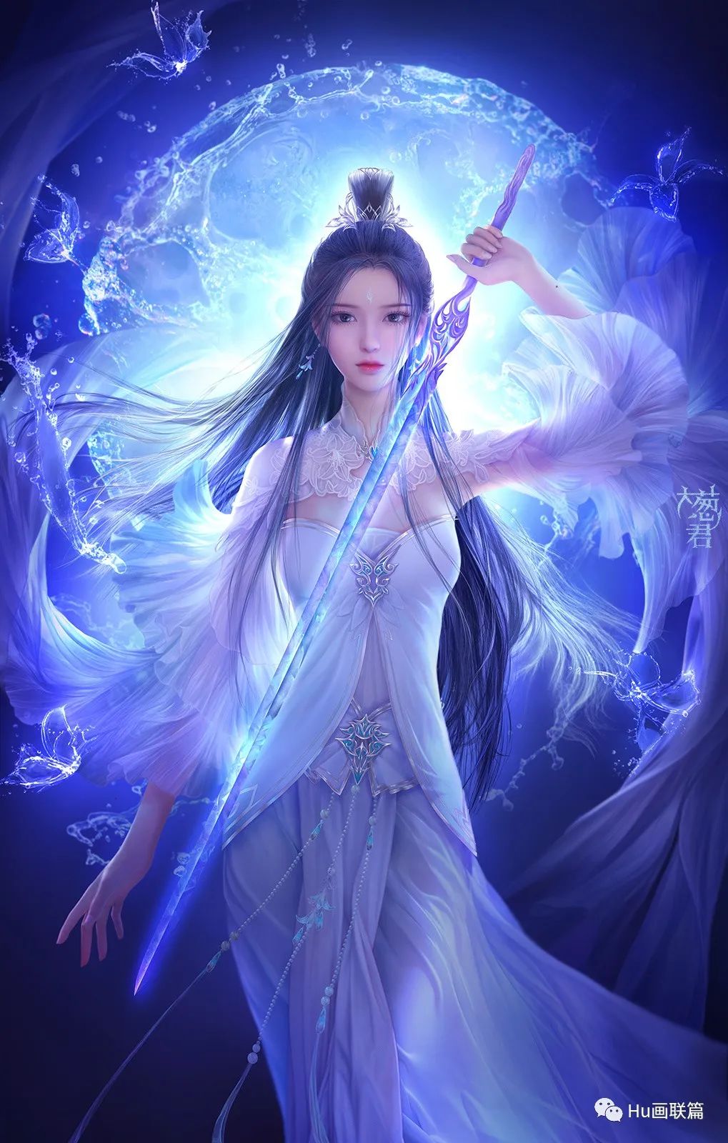 【作品欣赏】国人画师,cg艺术家大葱君唯美,古风,细腻作品欣赏