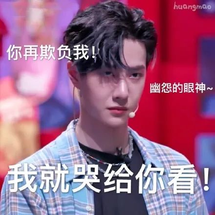 表情包:王一博 表情包 看什么看