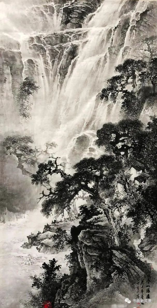 富春山,水墨,富春山居图,吕少华,画家,幽居图
