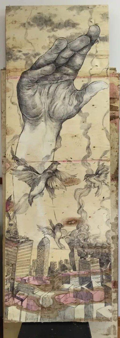 星巴克包装袋上的60幅画,寄托着这位外籍人士的“古北情缘”!